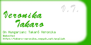 veronika takaro business card
